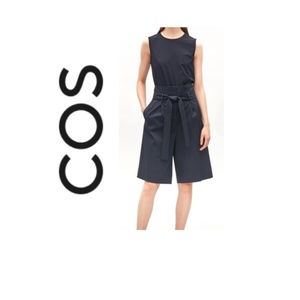 NWT  COS high rise paperbag style shorts with tie waist size 6 new